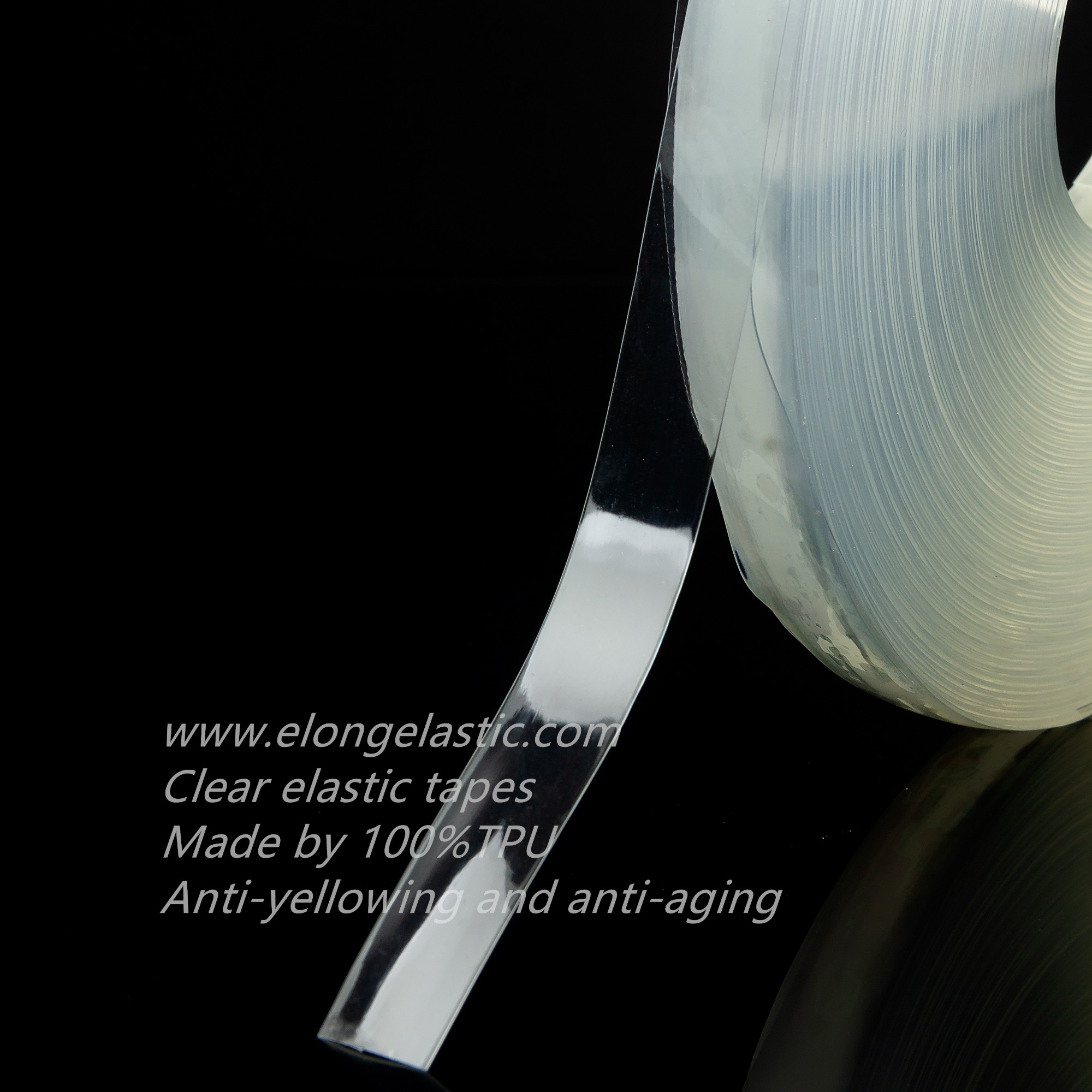 Clear tpu elastic tape - C-8030H